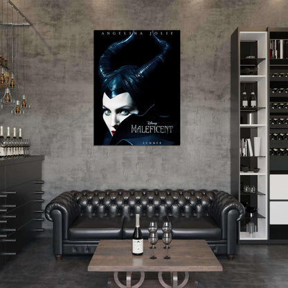 Maleficent Angelina Jolie Movie Wall Art Print Poster