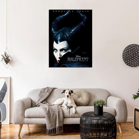 Maleficent Angelina Jolie Movie Wall Art Print Poster
