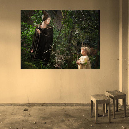 Maleficent Angelina Jolie Vivienne Jolie-Pitt Aurora Movie Wall Art Print Poster