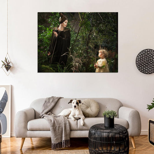 Maleficent Angelina Jolie Vivienne Jolie-Pitt Aurora Movie Wall Art Print Poster