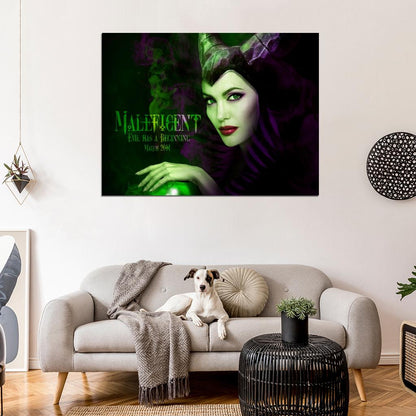Maleficent Angelina Jolie Movie Wall Art Print Poster