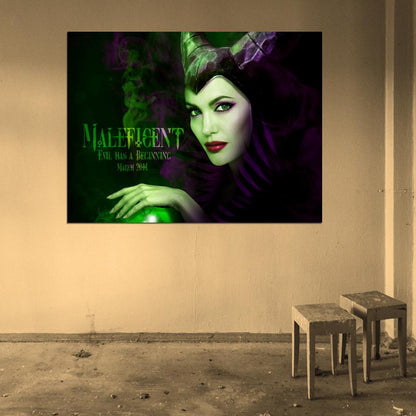 Maleficent Angelina Jolie Movie Wall Art Print Poster
