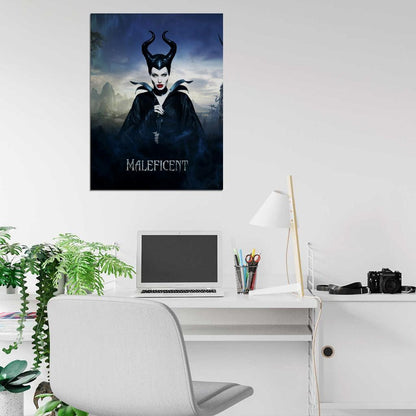 Maleficent Angelina Jolie Movie Wall Art Print Poster