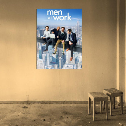 Men at Work Tv Series Wall Art Print Poster