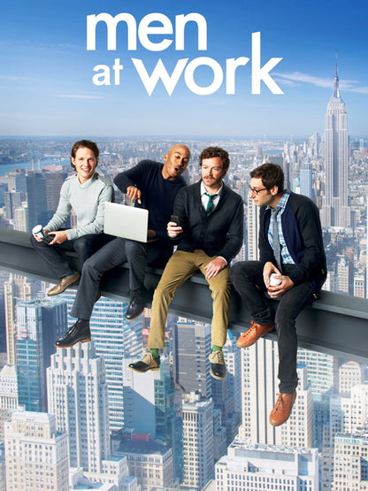 Men at Work Tv Series Wall Art Print Poster