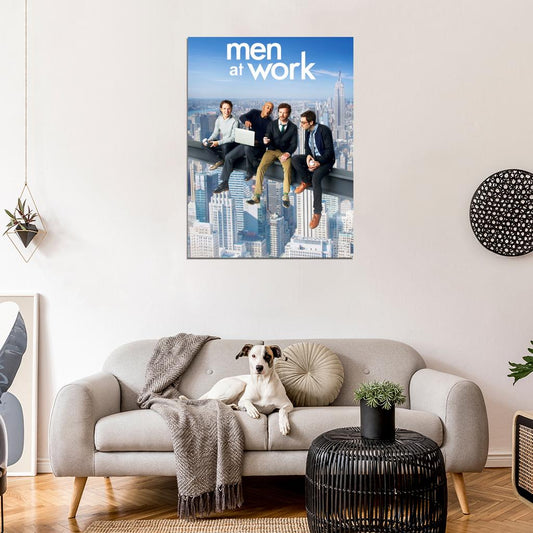 Men at Work Tv Series Wall Art Print Poster