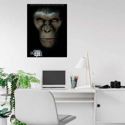 Rise Of The Planet Of The Apes Caesar Movie Wall Art Print Poster
