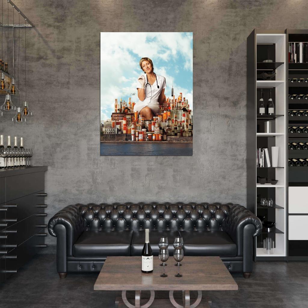 Nurse Jackie Tv Series Wall Art Print Poster