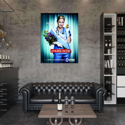 Nurse Jackie Edie Falco Tv Series Wall Art Print Poster