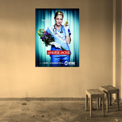 Nurse Jackie Edie Falco Tv Series Wall Art Print Poster