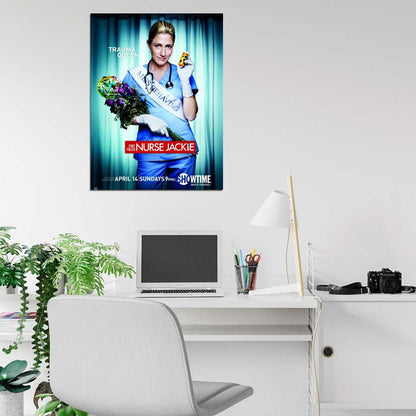Nurse Jackie Edie Falco Tv Series Wall Art Print Poster