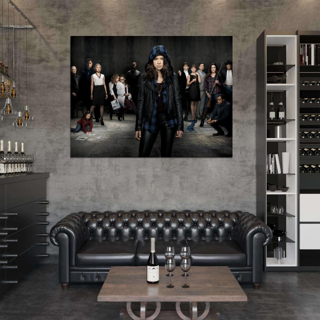 Orphan Black Characters Cast Tv Series Wall Art Print Poster