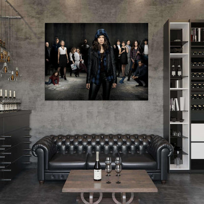 Orphan Black Characters Cast Tv Series Wall Art Print Poster