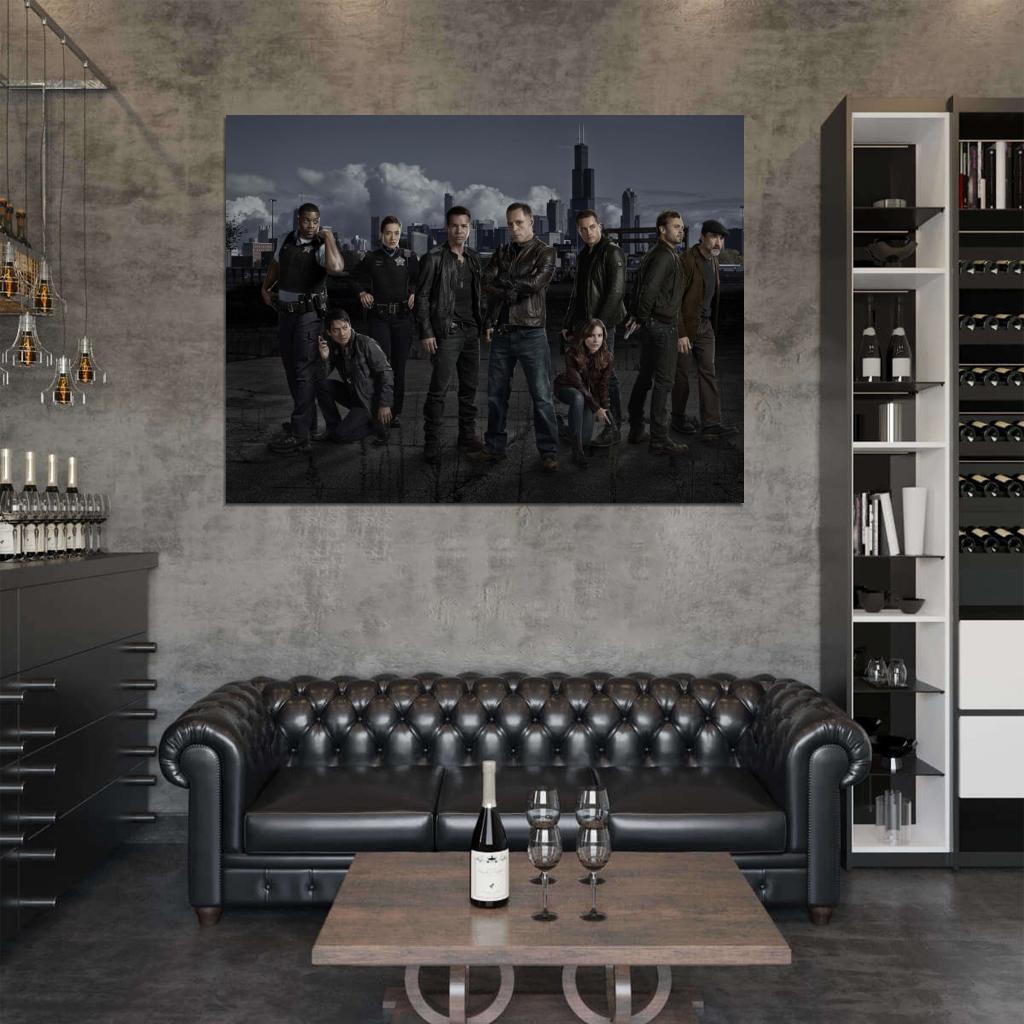 Chicago PD Characters Cast Tv Series Wall Art Print Poster