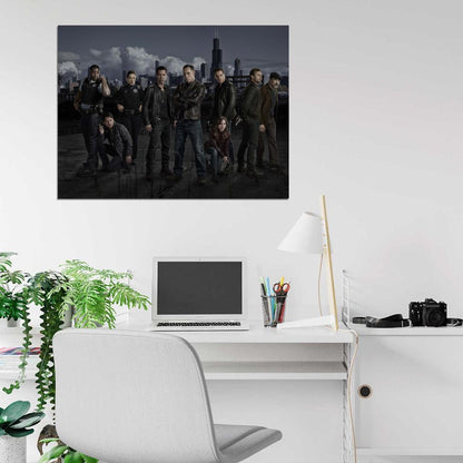Chicago PD Characters Cast Tv Series Wall Art Print Poster