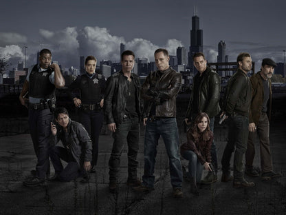 Chicago PD Characters Cast Tv Series Wall Art Print Poster