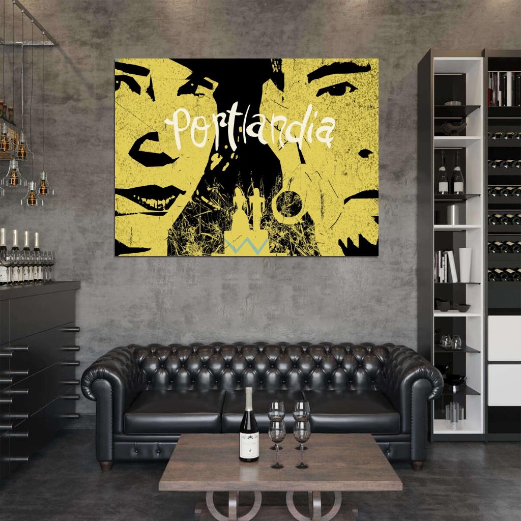 Portlandia Art Painting Tv Series Wall Art Print Poster