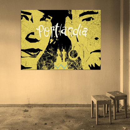 Portlandia Art Painting Tv Series Wall Art Print Poster