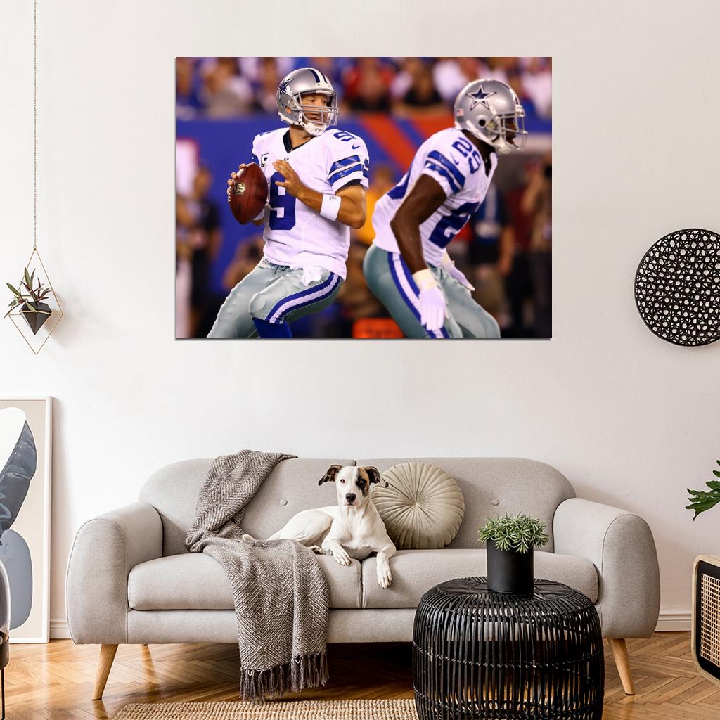 Tony Romo Sport Wall Art Print Poster