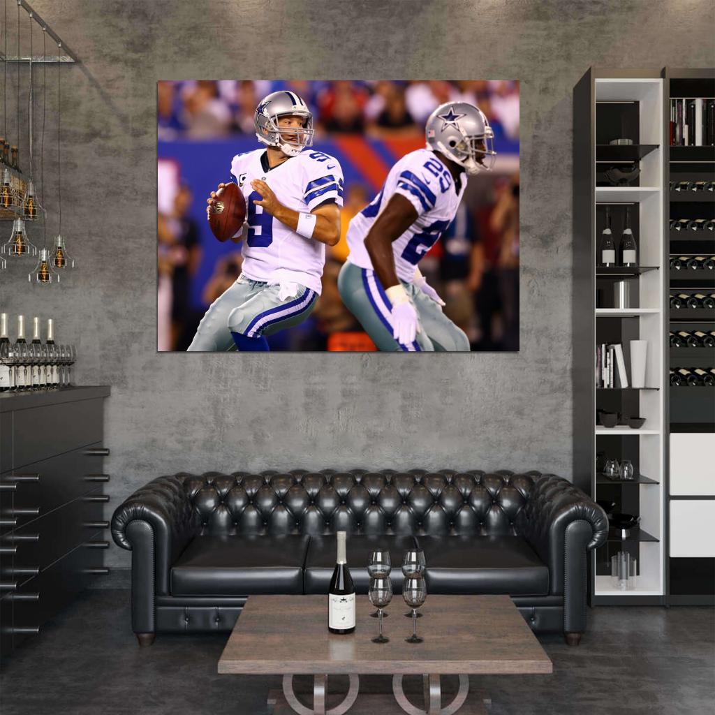 Tony Romo Sport Wall Art Print Poster