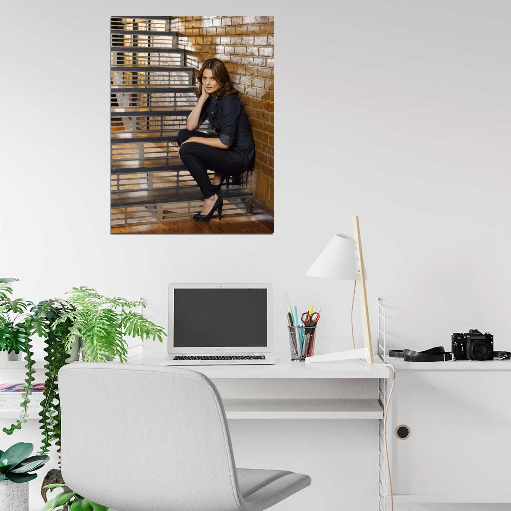 Castle Stana Katic Kate Beckett Tv Series Wall Art Print Poster