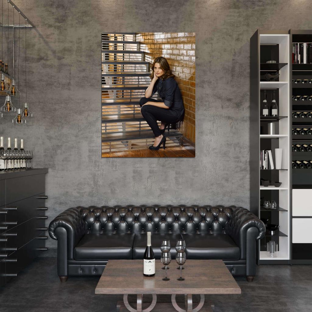 Castle Stana Katic Kate Beckett Tv Series Wall Art Print Poster