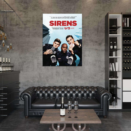 Sirens Tv Series Wall Art Print Poster