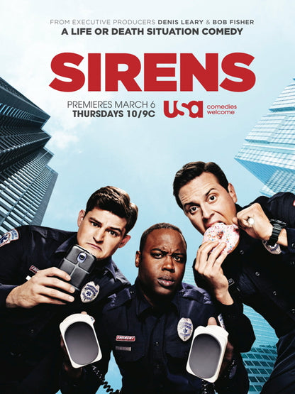 Sirens Tv Series Wall Art Print Poster