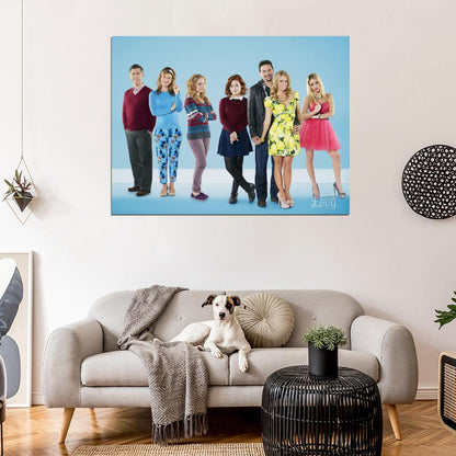 Suburgatory Characters Cast Tv Series Wall Art Print Poster