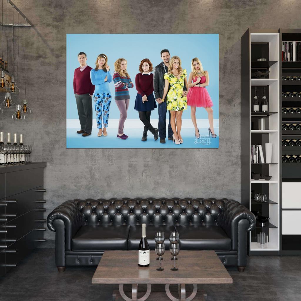 Suburgatory Characters Cast Tv Series Wall Art Print Poster