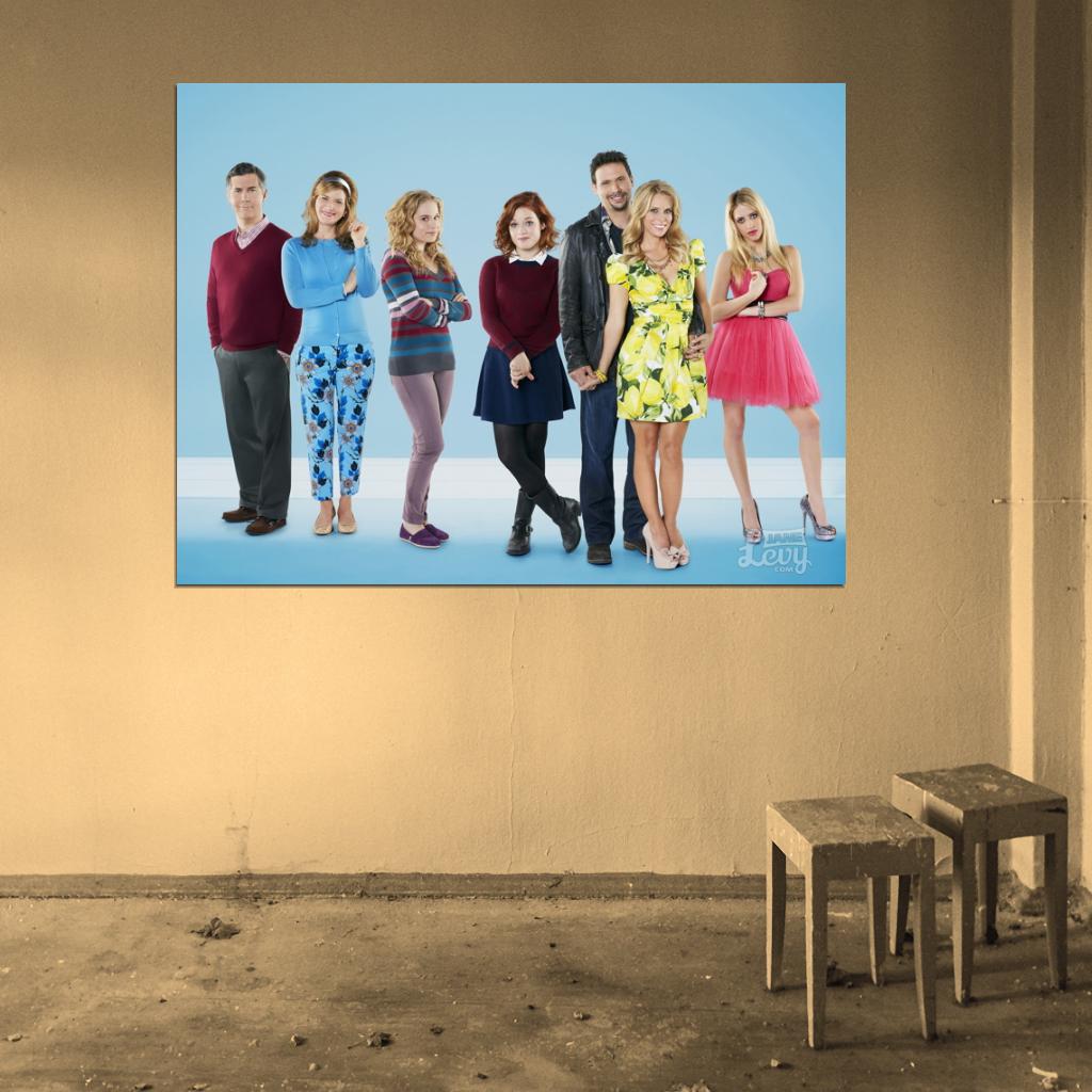 Suburgatory Characters Cast Tv Series Wall Art Print Poster