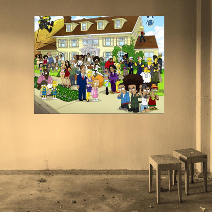 The Boondocks Cool Cartoon Art Tv Series Wall Art Print Poster