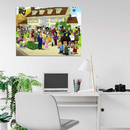 The Boondocks Cool Cartoon Art Tv Series Wall Art Print Poster