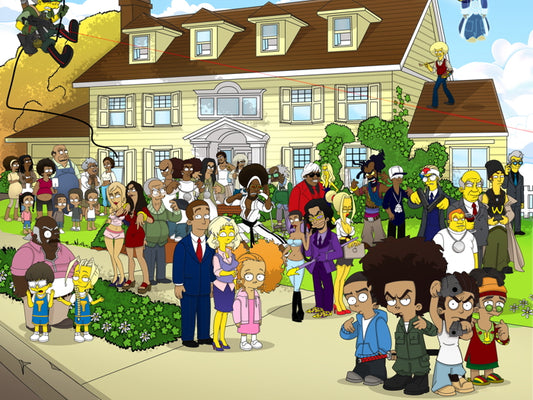 The Boondocks Cool Cartoon Art Tv Series Wall Art Print Poster