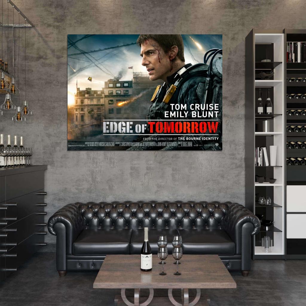 Edge Of Tomorrow Tom Cruise Movie Wall Art Print Poster