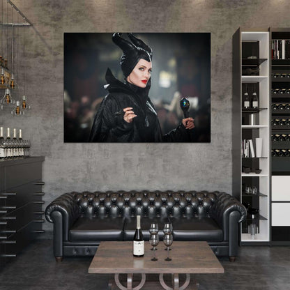 Maleficent Angelina Jolie Movie Wall Art Print Poster