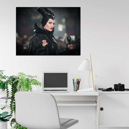 Maleficent Angelina Jolie Movie Wall Art Print Poster