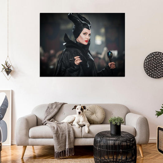 Maleficent Angelina Jolie Movie Wall Art Print Poster