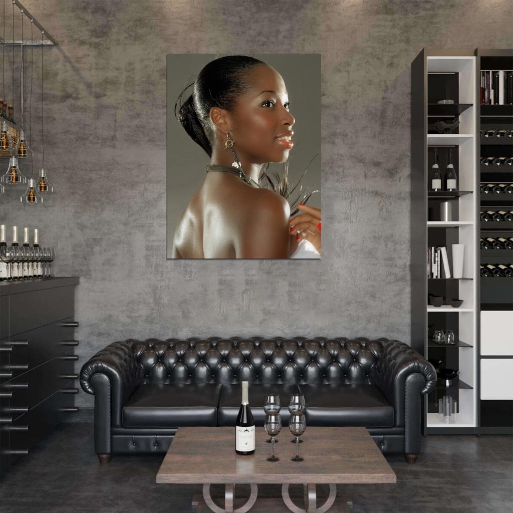 Jamelia Portrait R&B Pop Music Singer Wall Art Print Poster