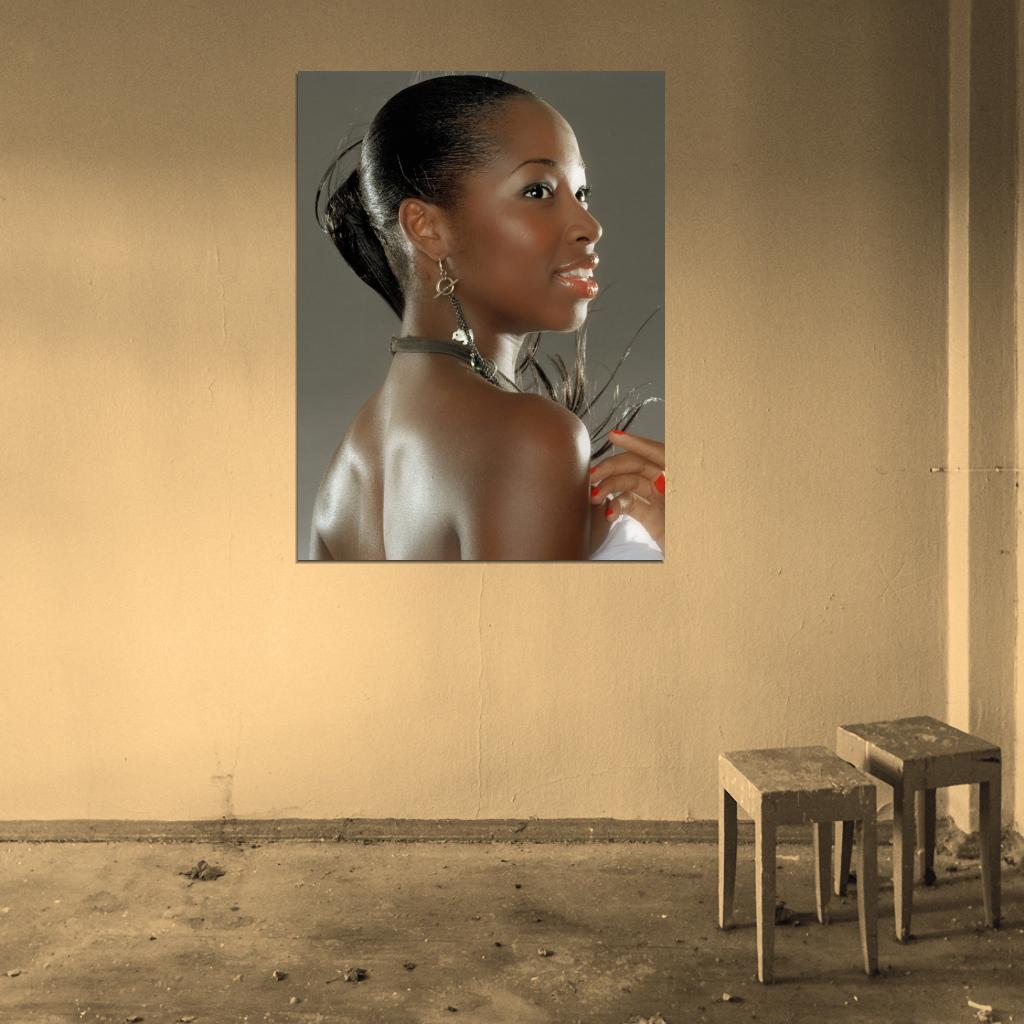 Jamelia Portrait R&B Pop Music Singer Wall Art Print Poster