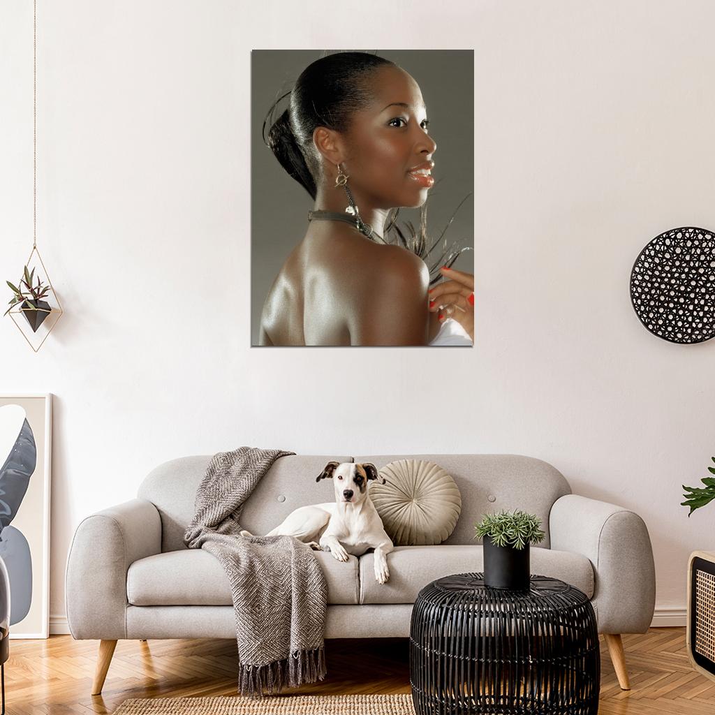 Jamelia Portrait R&B Pop Music Singer Wall Art Print Poster