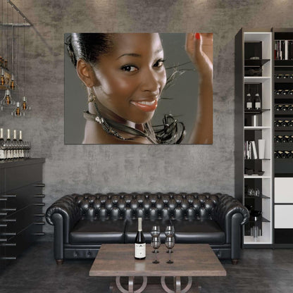Jamelia Portrait Beautiful Smile R&B Singer Music Wall Art Print Poster
