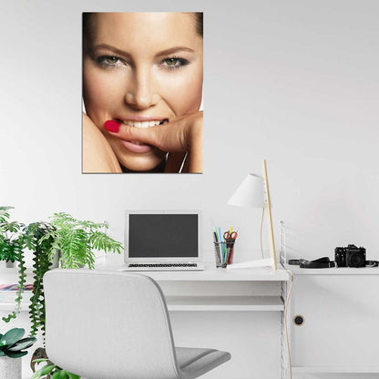 Jessica Biel Portrait Actress Wall Art Print Poster
