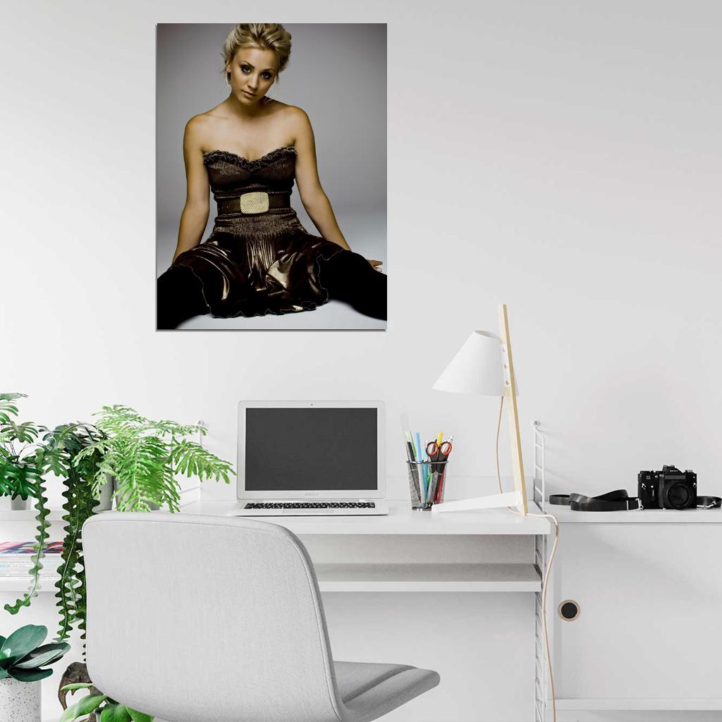 Kaley Cuoco Actress Wall Art Print Poster