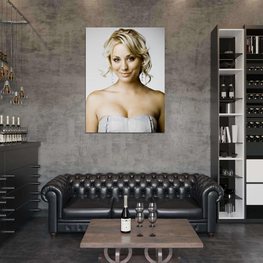Kaley Cuoco Actress Wall Art Print Poster