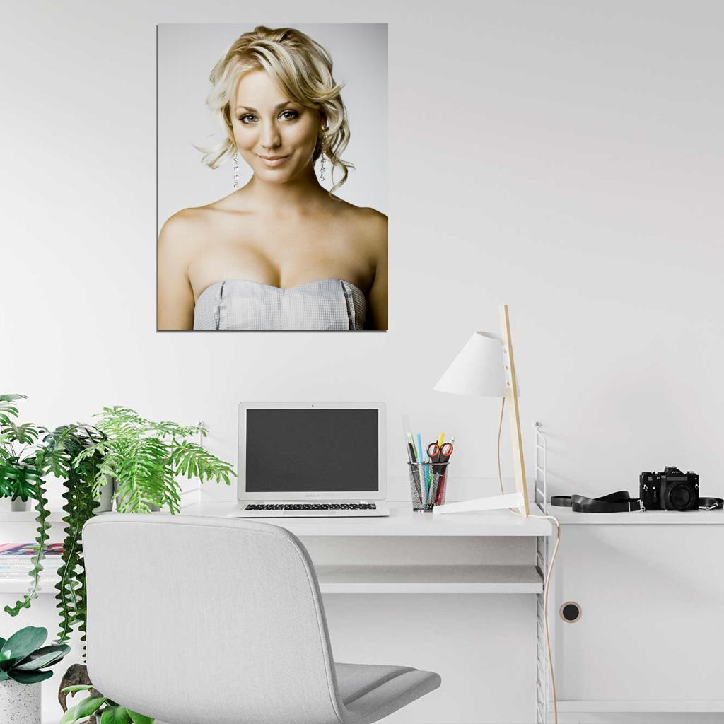 Kaley Cuoco Actress Wall Art Print Poster