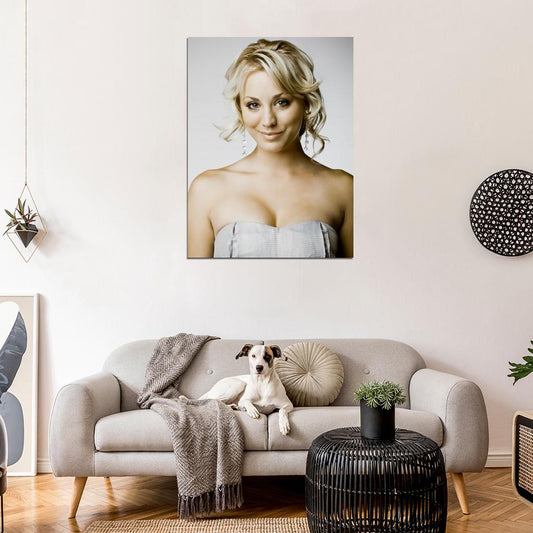 Kaley Cuoco Actress Wall Art Print Poster