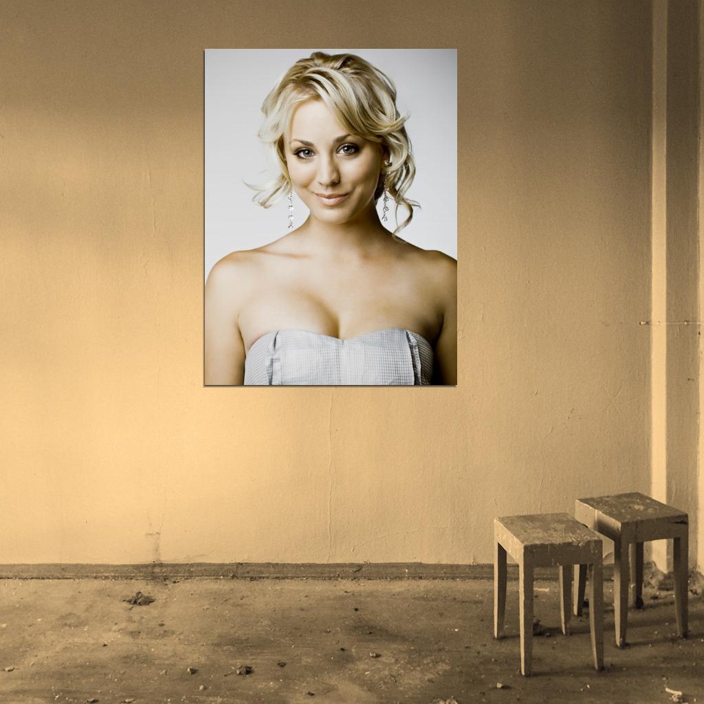 Kaley Cuoco Actress Wall Art Print Poster