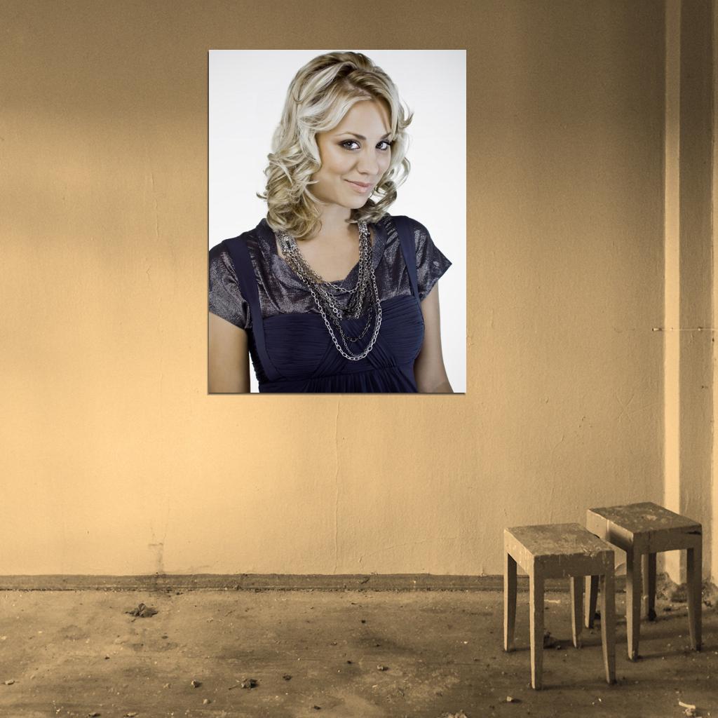 Kaley Cuoco Actress Wall Art Print Poster