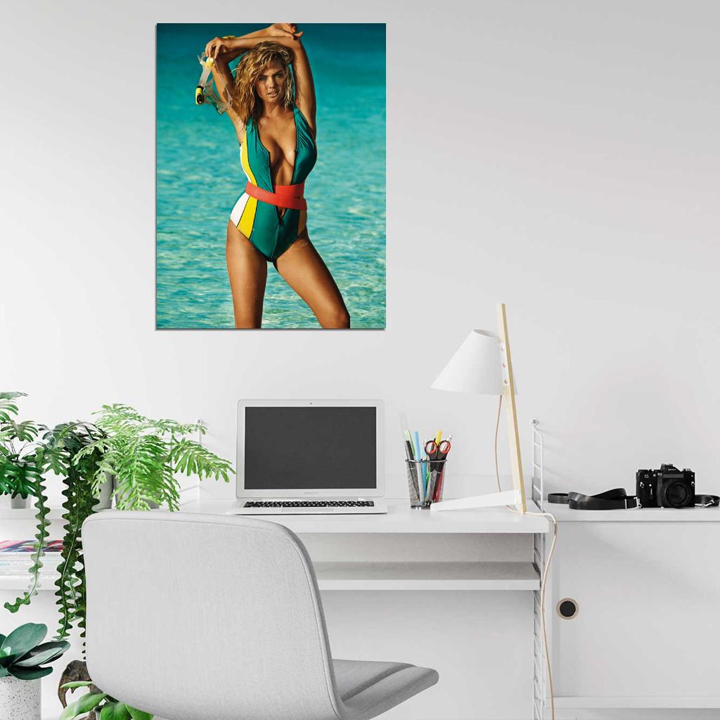 Kate Upton Sexy Hot Model Wall Art Print Poster